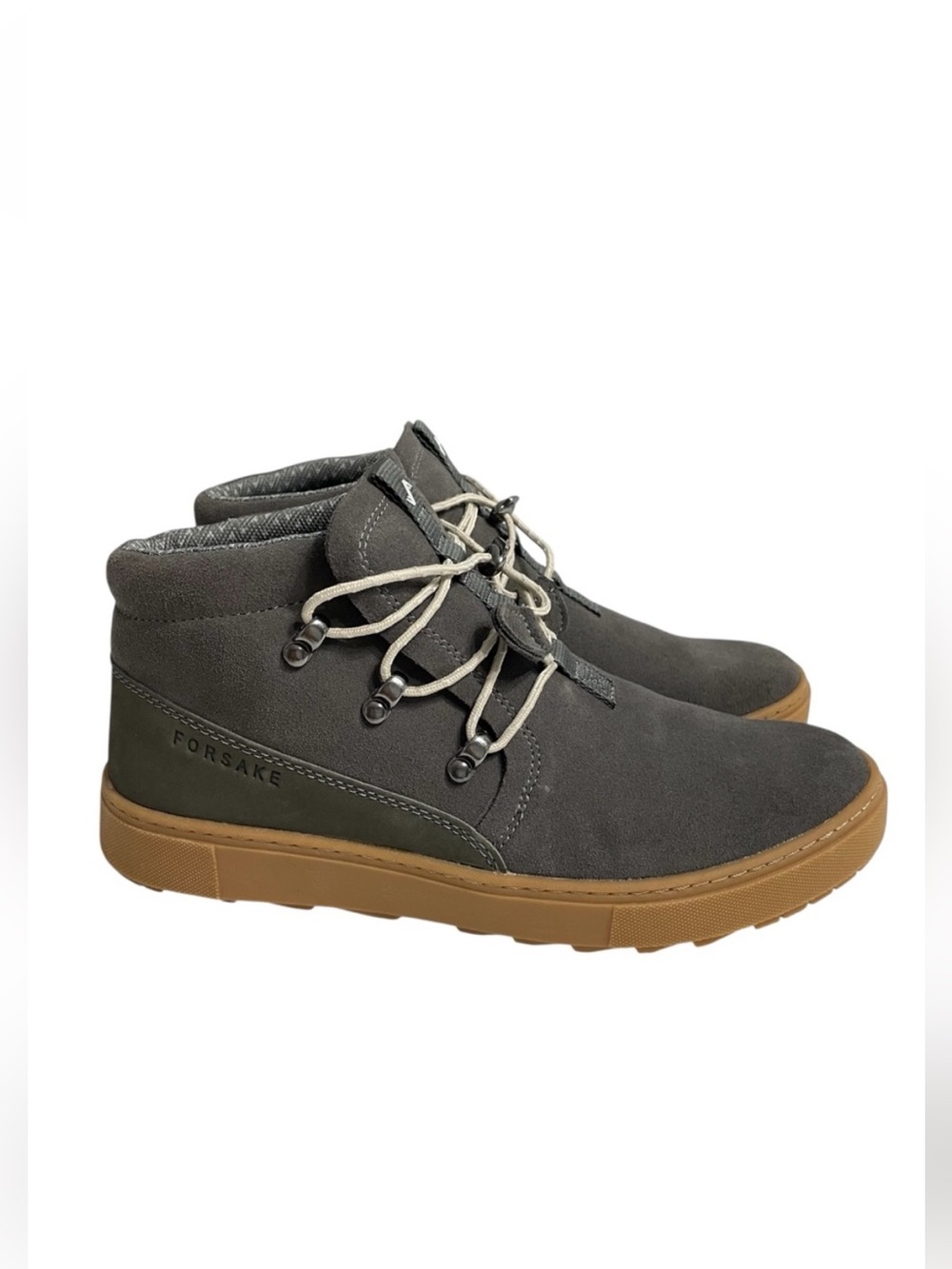 Forsake Lucie Slip Shoes booties suede leather lace up size 9